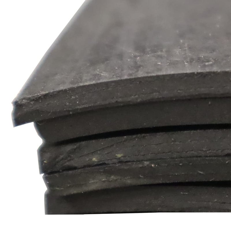 Rubber-Cal ورقة مطاط نيتريل تجارية، سوداء، 60A، 0.125" × 36" × 72" - Image 5